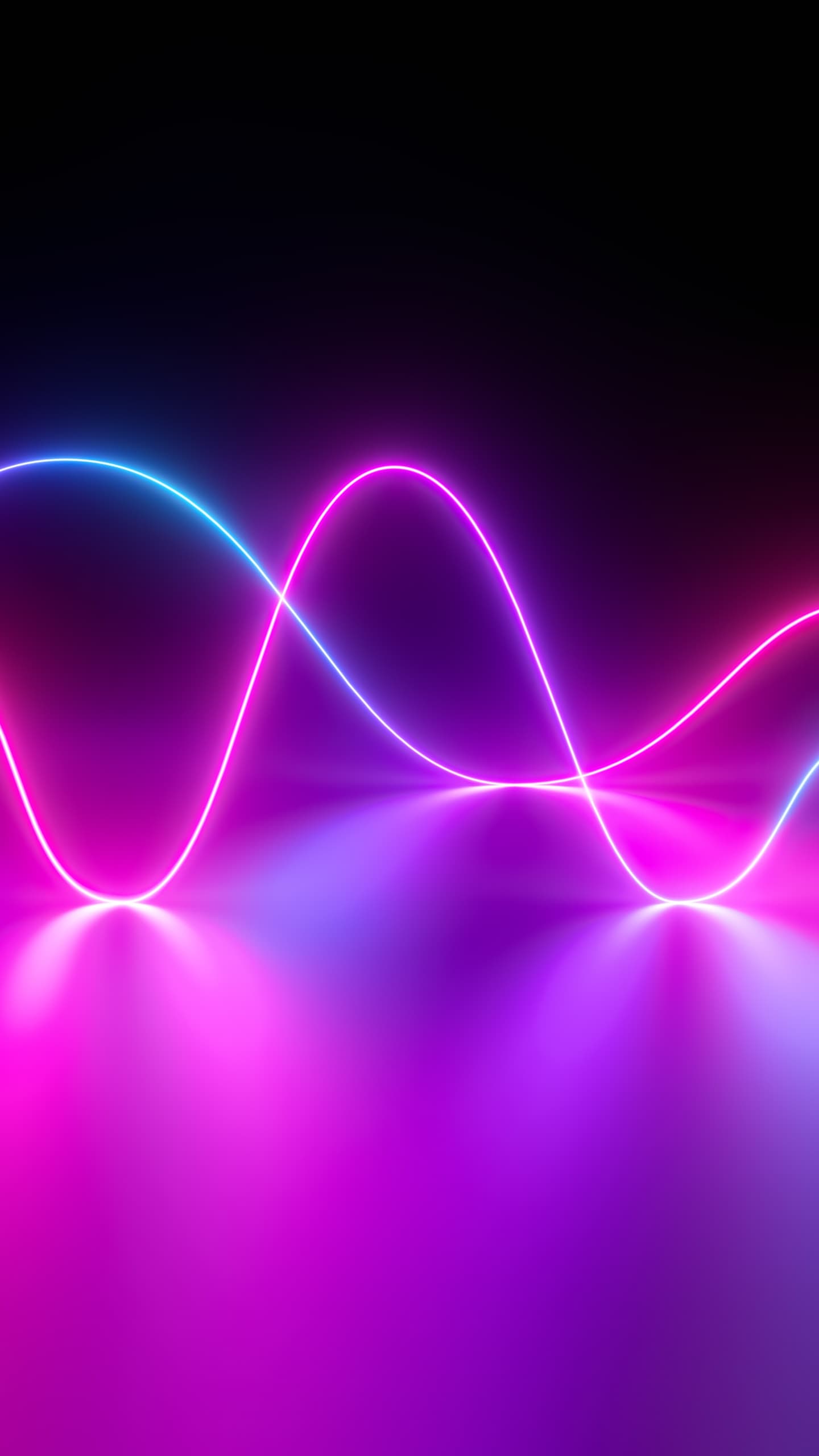 Neon Light Waves Huawei Mediapad Stock Pink x
