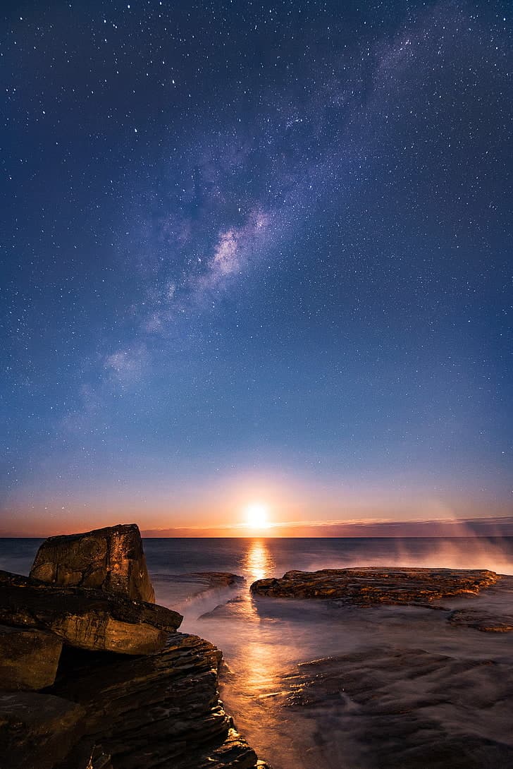 Sunset Australia Sydney Milky Way Wallpaper Preview