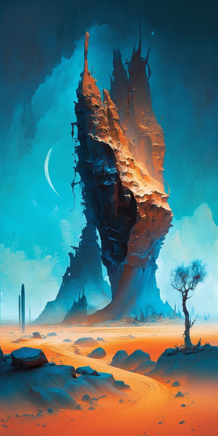 Ai Art Painting Vertical Portrait Display Surreal Hd Wallpaper Preview
