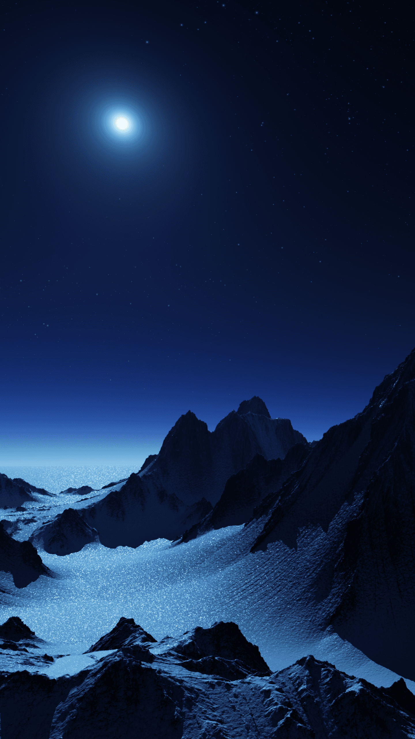Antarctica Mountain Range Glacier Snow Covered Night Sky x - free HD phone wallpaper for iPhone and Android, 1284x2778