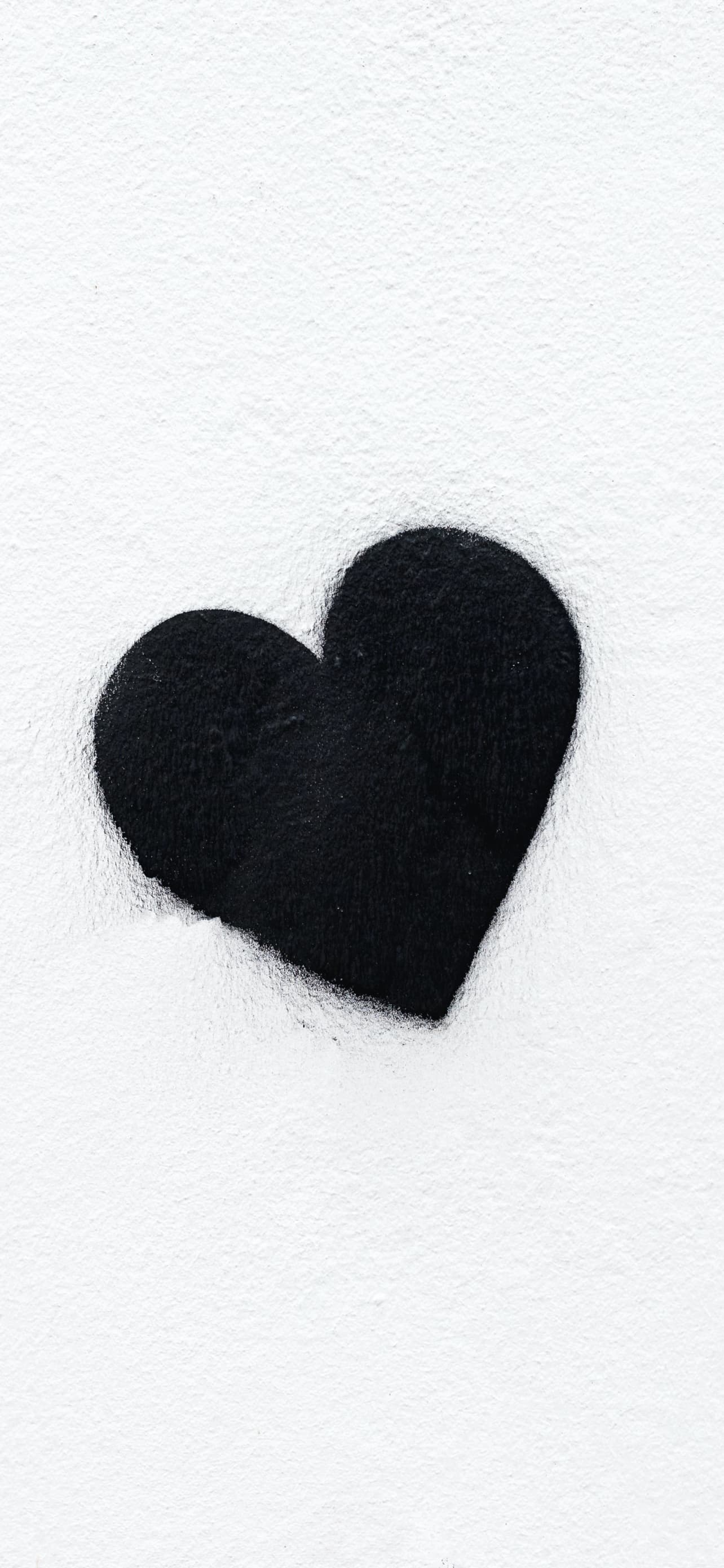 Black Heart Love Heart White Background Monochrome 5k x - free HD phone wallpaper for iPhone and Android, 1284x2778