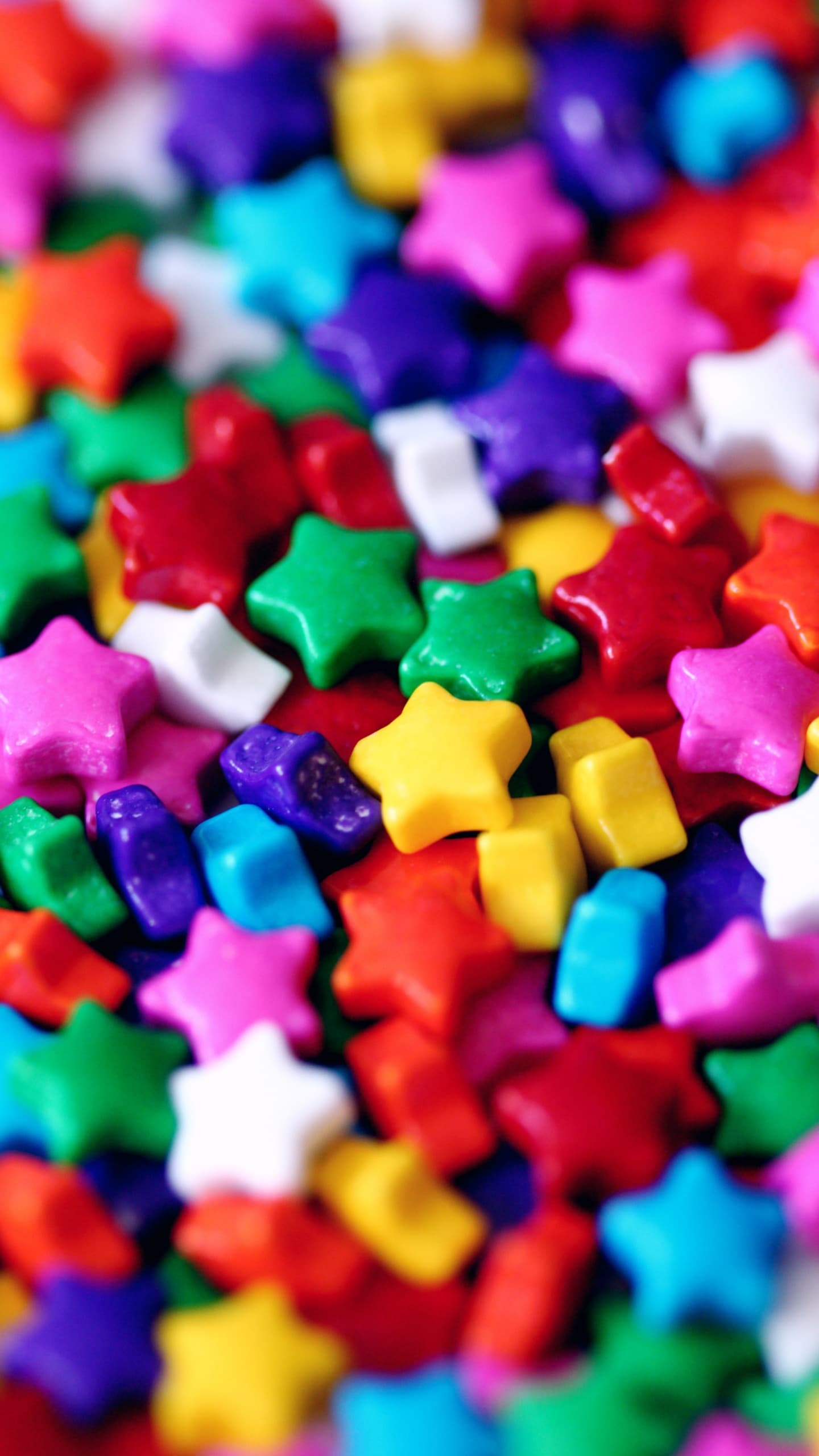 Candies Multicolor Star Shape Colorful Rainbow Colors Sweet x - free HD phone wallpaper for iPhone and Android, 1284x2778