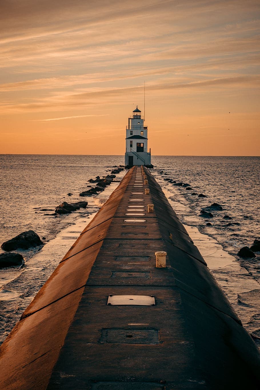 Dawn Iphone Wallpaper Lighthouse Mobile Wallpaper