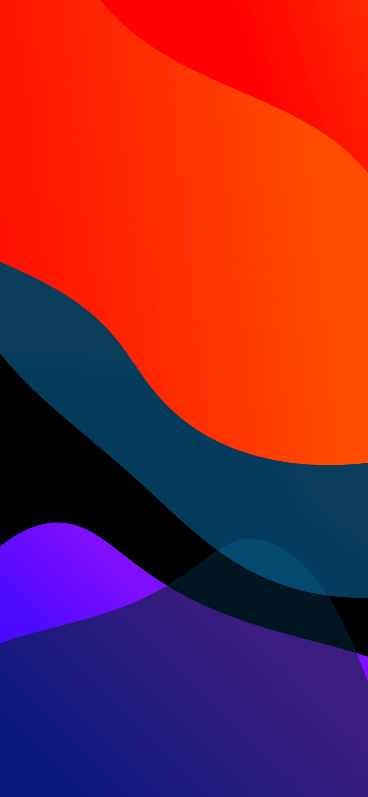 Ios 13 Stock Multicolor Black Background Ipad Hd x - free HD phone wallpaper for iPhone and Android, 1284x2778