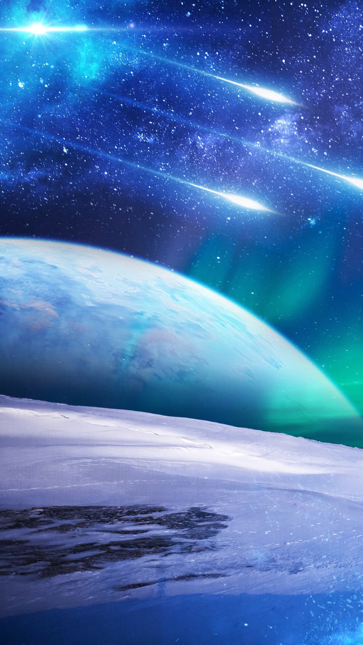 Northern Lights Aurora Sky Iceland Frozen Winter Cold 5k x